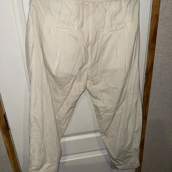 Free People Margate Pleated Trousers in white - Picture 4 of 5